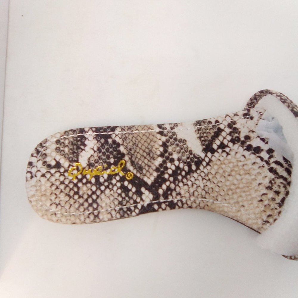 NIB Animal Print Flats Transparent and Snakeskin - Picture 15 of 15